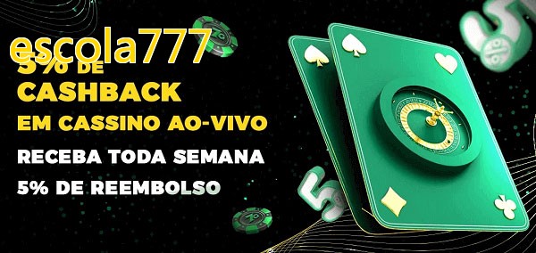 Promoções do cassino ao Vivo escola777